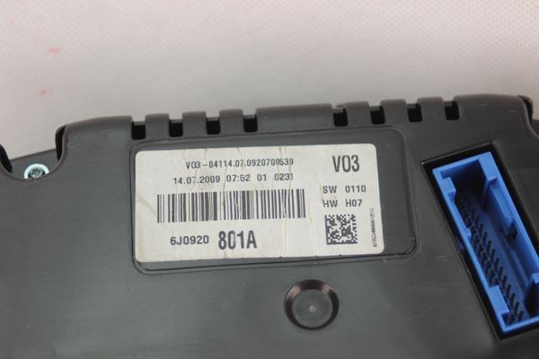 Tacho Kombiinstrument  Seat Ibiza 6J0920801A A2C53349080 1108