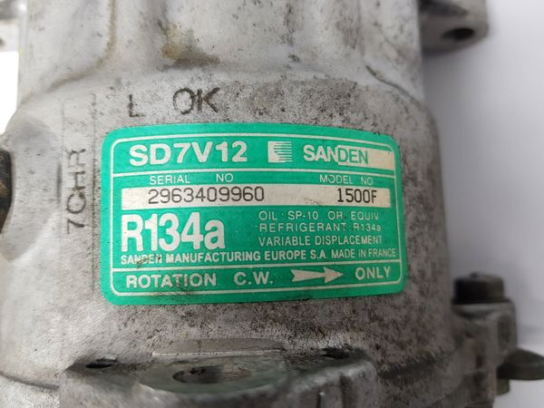 Kompressor Klimaanlage Citroen Peugeot SD7V12 1500F 6453N1 Sanden 7077