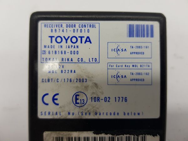 Steuergerät Moduł Toyota 89741-0F010 61B168-000 Tokai Rika