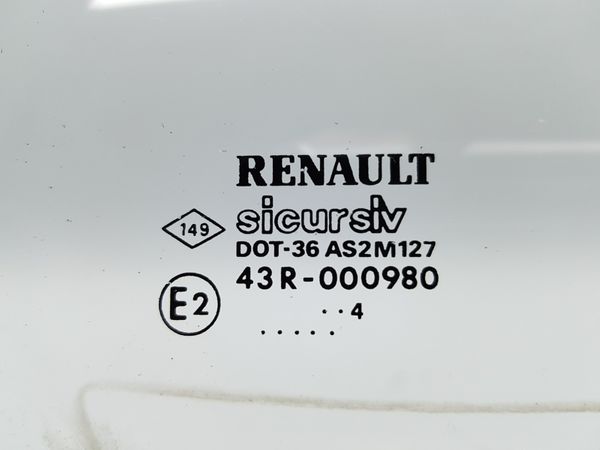 Scheibe Für Tür Rechts Hinten Renault 19 7700780541 1994r Sicursiv 6576