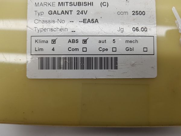 Klimabedienteil Bedienung Mitsubishi Galant MR360372 CAA502A040A