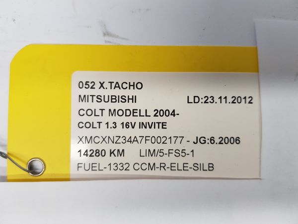 Tacho Kombiinstrument Mitsubishi Colt MR951770 MM0038-001 20518