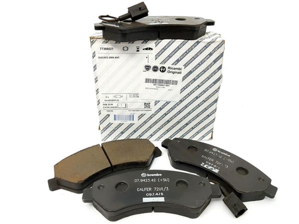 Bremsklötze Vorne Original Jumper Boxer Ducato 1612433680