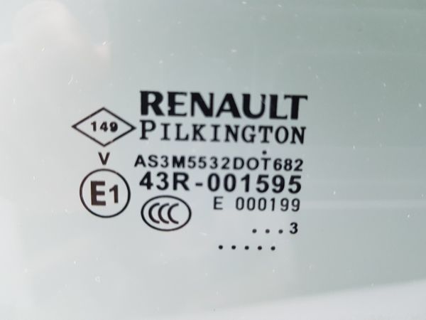 Scheibe Für Tür Rechts Hinten Renault Captur 823008584R AS3 2003r