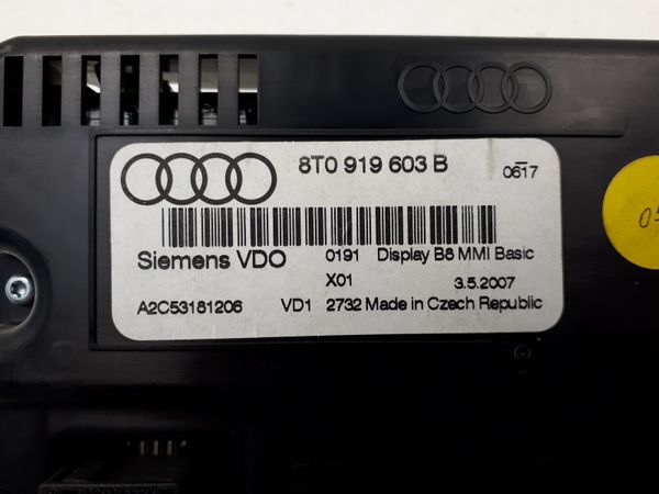 Bordcomputer-Display MMI Audi A4 B8 8T0919603B A2C53181206