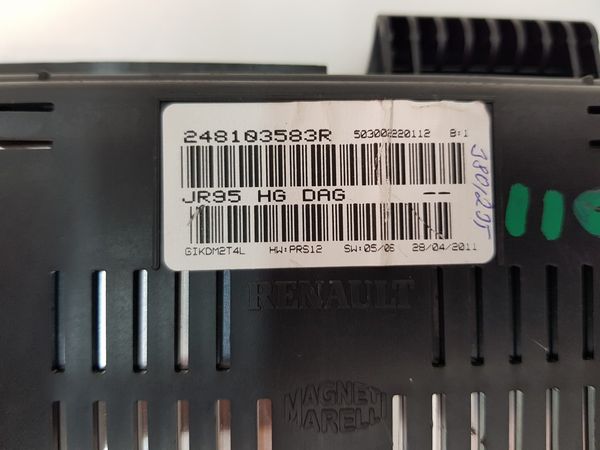 Tacho Kombiinstrument  Renault Scenic III 248103583R JR95HGDAG