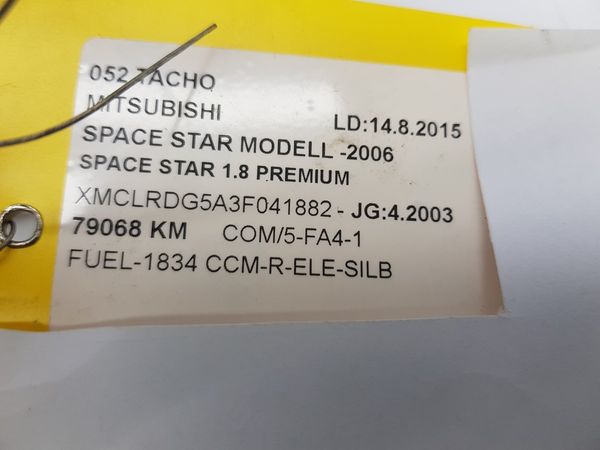 Tacho Kombiinstrument Mitsubishi Space Star MR915493 257340-1160