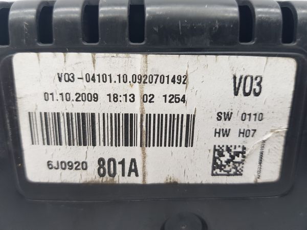 Tacho Kombiinstrument Seat Ibiza 6J0920801A 18825