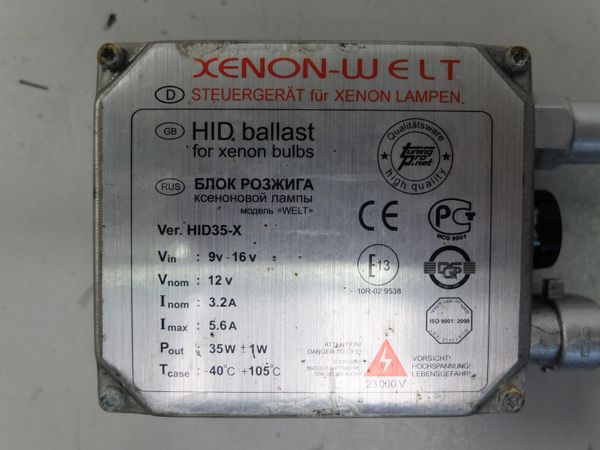 Xenon-Steuergerät  -WELT HID35-X BMW 5 E39 8387114 