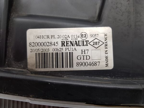 Scheinwerfer Links 8200002845 Laguna 2 Renault Valeo