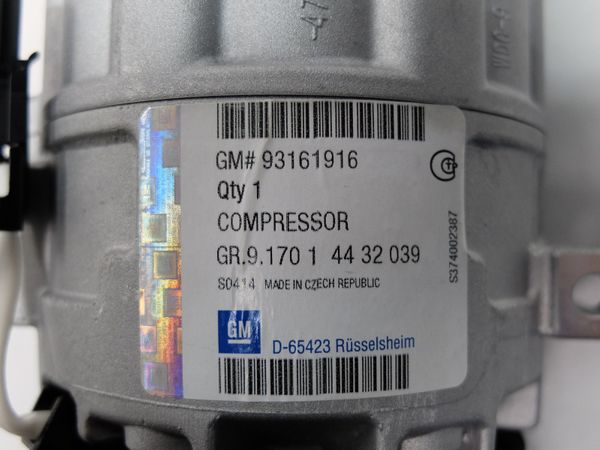Kompressor Klima Klimaanlage Klimakompressor  Neues Original 93161916 95599302 Opel Renault Nissan