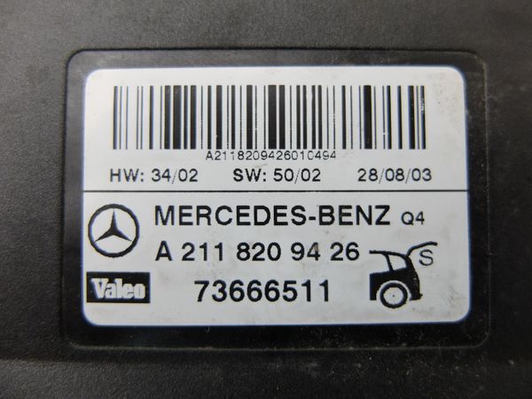 Steuergerät Zentralverriegelung Hinten Mercedes-Benz E W211 A2118209426 73666511