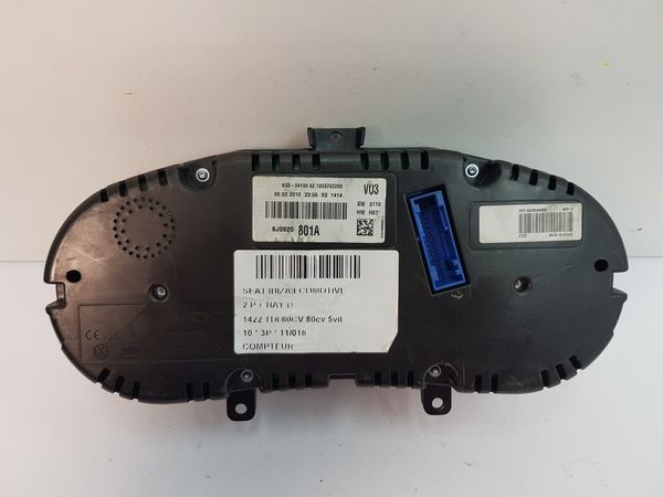 Tacho Kombiinstrument  Seat Ibiza 6J0920801A 7855