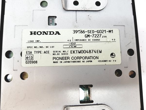 Audioverstärker 39186-SED-G021-M1 GM-7227  Honda