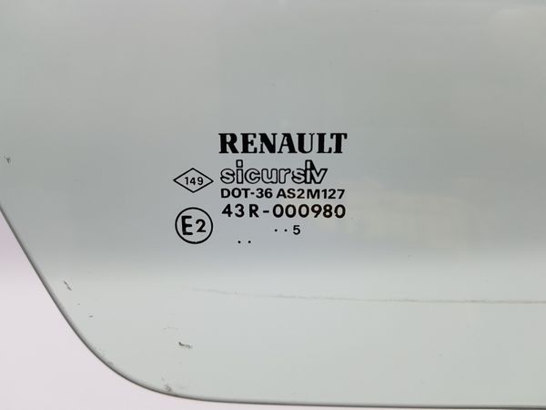 Scheibe Für Tür Rechts Hinten Renault 19 7700780541 1995r Sicursiv 6583