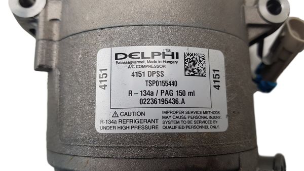 Kompressor Klimaanlage Klimakompressor Neues Opel TSP0155440 4151DPSS Delphi
