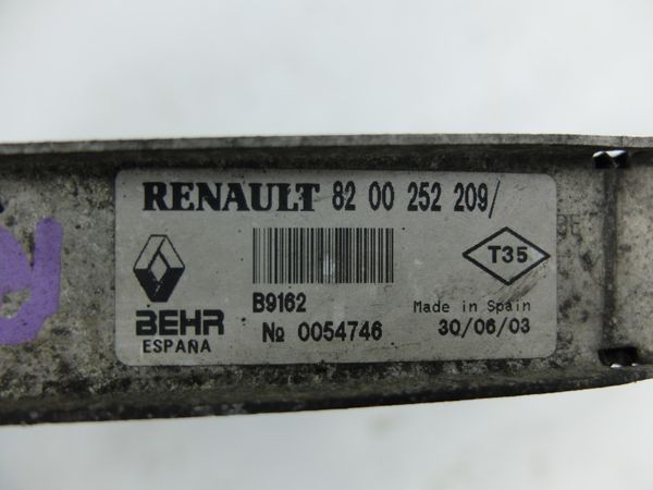 Laderluftkühler   Clio 2 8200252209 B9162 Behr Renault