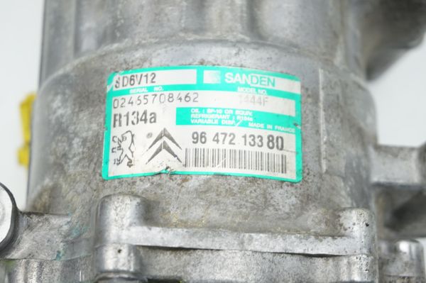 Kompressor Klima Klimaanlage Klimakompressor  6453PE 9647213380 SD6V12 1444F Peugeot 307 2,0 HDI