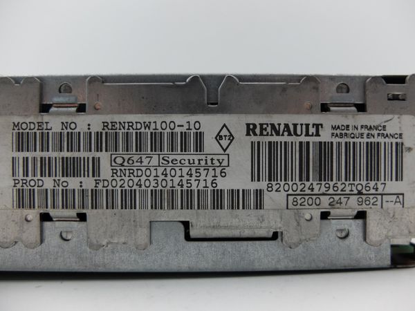 Cd-Radio Renault Laguna 2 8200247962 --A RENRDW100-10 9319