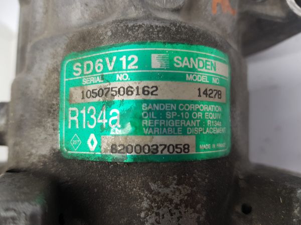 Kompressor Klimaanlage Klimakompressor SD6V12 1427B 8200037058 Sanden 7191