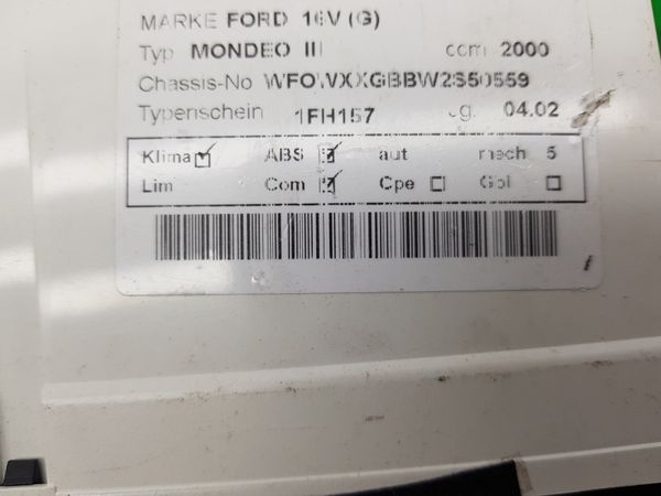 Klimabedienteil Bedienung Ford Mondeo 3 MK3 2S7H18C612AA