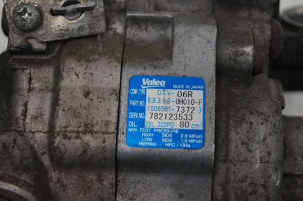 Kompressor Klimaanlage Klimakompressor 88310-0H010-F 506021-7372 Valeo Toyota 