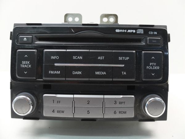 Cd-Radio Mit Mp3 Hyundai I20 96121-1J250 AM101CNEE 1301