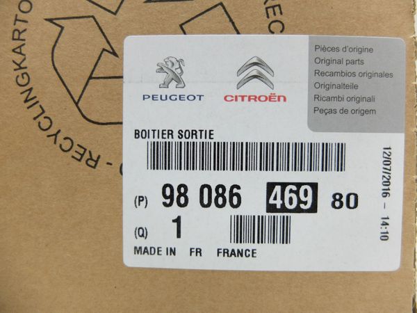 Thermostat Gehäuse Citroen Peugeot C3 C4 DS 208 308 508 1.4-1.6 VTI  9808646980