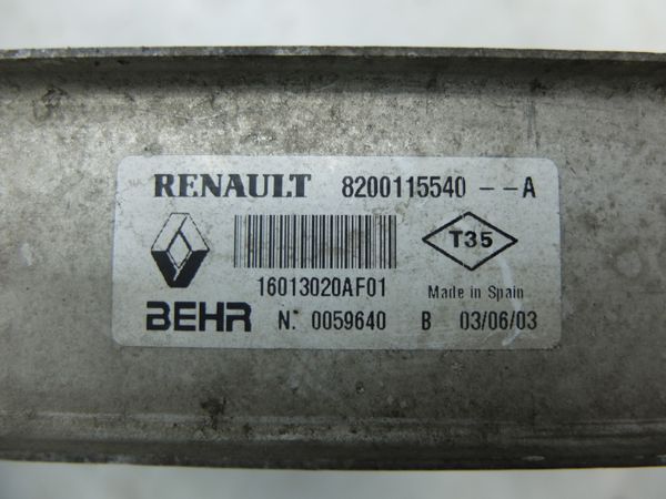 Laderluftkühler   Renault 8200115540 16013020AF01 Behr 10907