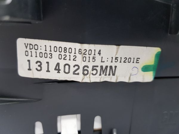 Tacho Kombiinstrument Opel Meriva A 13140265MN 110080162014 23742