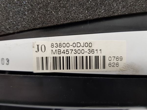 Tacho Kombiinstrument  Toyota Yaris 83800-0DJ00 838000DJ00